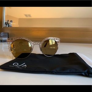 Quay gold sunglasses